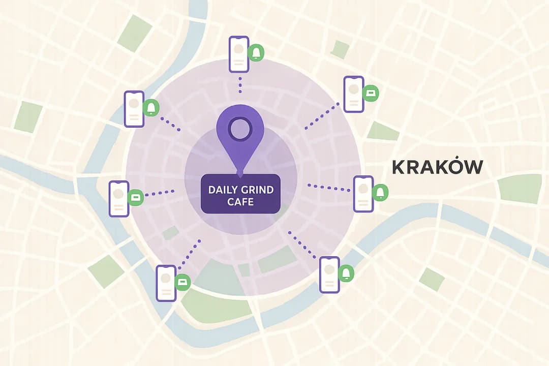 Location alerts mockup