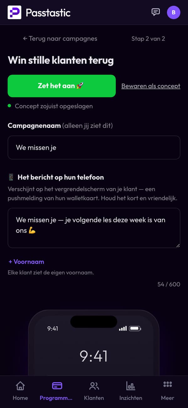 De terughaalcampagne van North Side Fitness: de naam en het bericht dat leden krijgen